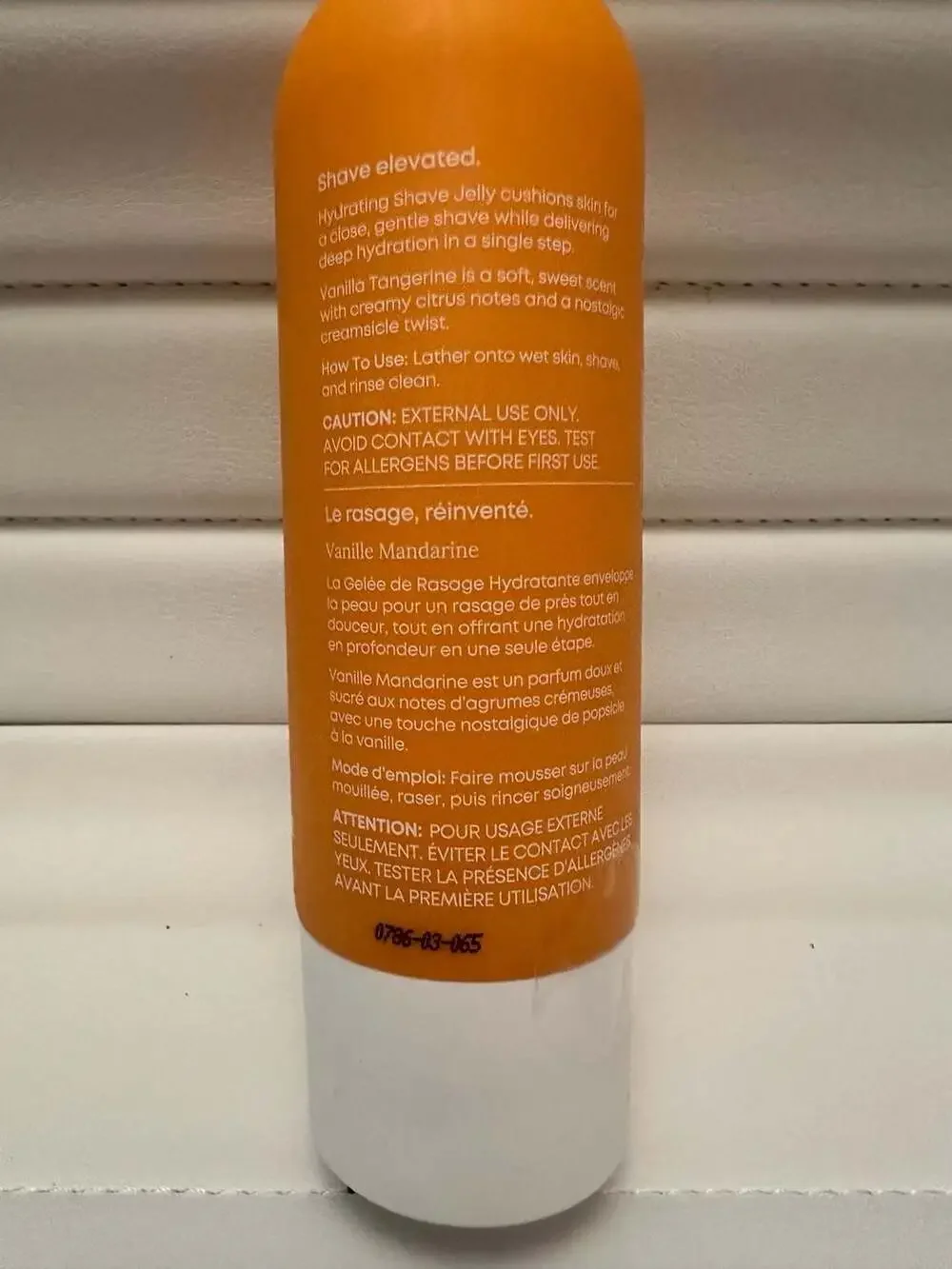Bushbalm Hydrating Shave Jelly - Vanilla Tangerine - 200 ml